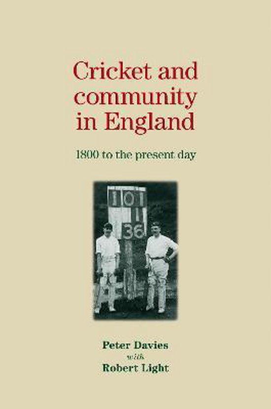 Cricket and Community in England - cover