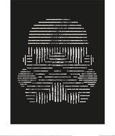 Star Wars Poster - Imperial Stormtrooper - 50 X 40 Cm - Zwart