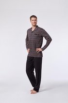 Woody pyjama heren - multicolor gestreept- 212-1-MBT-S/937 - maat L