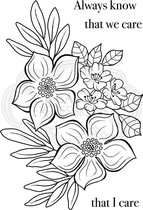 Stempel - Creative Expressions - Clear stamp - Blooming lovely