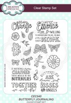 Creative Expressions Clear stamp - Tegels tekst - A5 - Set 6 stempels