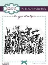 Creative Expressions Cling stamp - Bloemen in weiland - 12,5 x 8,8cm