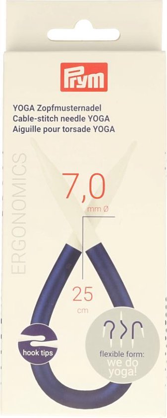 Prym - Prym ergonomics yoga (25 cm, 7 mm) cable needle - 1 Piece