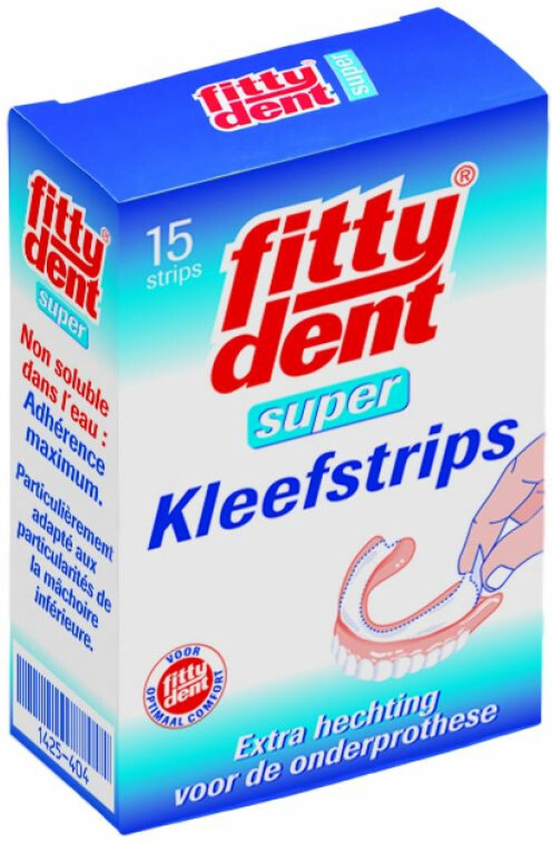 Goedkoopste Fittydent Kleefstrips - 15 stuks