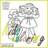 Kids Coloring Calendar 2022