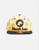 Nintendo Animal Crossing Snapback Pet Nook Inc Geel