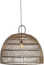 J-Line Lampkap Bol Groot Rotan Naturel