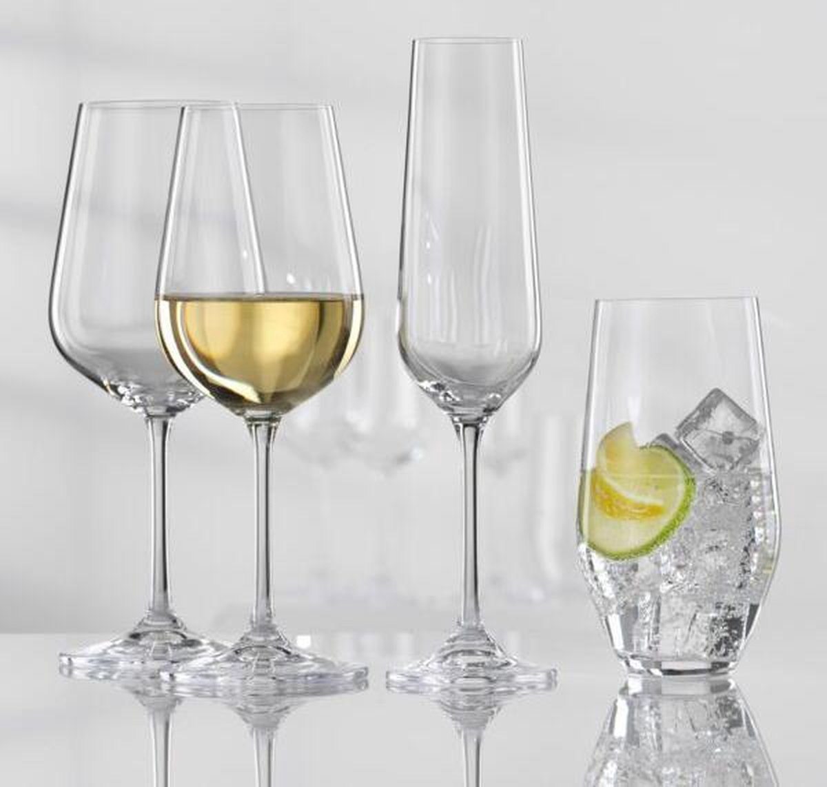 Bohemia Selection 24-delige Set Wijn- en Champagneglazen Libera