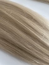 Hair Weave weft human hair voor weaving,clip in extensions & microings 70cm 100gram ash blond