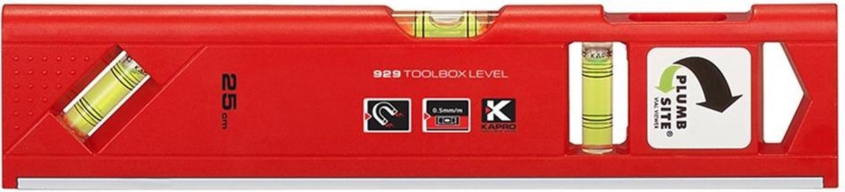 Kapro waterpas Toolbox level 25cm