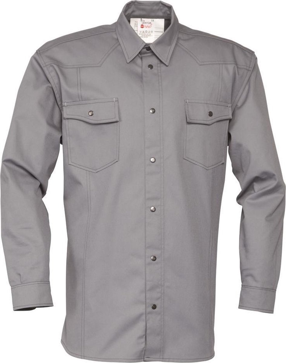 HAVEP Werkhemd lange mouwen Basic 1655 - Grijs - 2XL