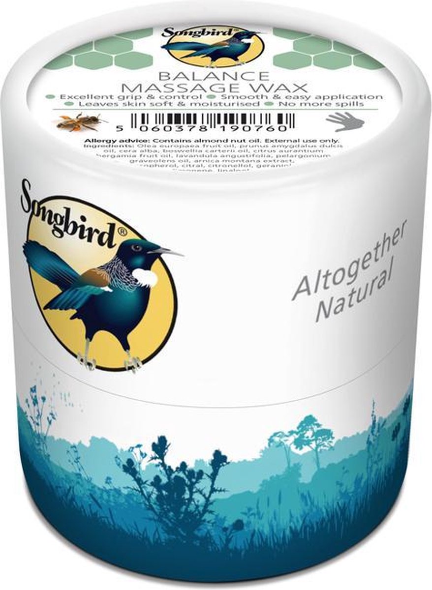 Goedkoopste Songbird Balance Massage Wax 100 gr