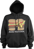 MTV Hoodie/trui -XL- Hamburger Zwart