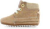 Baby | Veterschoenen | Meisjes | Taupe | Leer | Shoesme | Maat 20