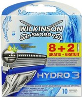 Wilkinson Hydro 3 Scheermesjes 8+2 stuks