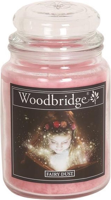 Woodbridge Fairy Dust 565g Grande Bougie avec 2 mèches
