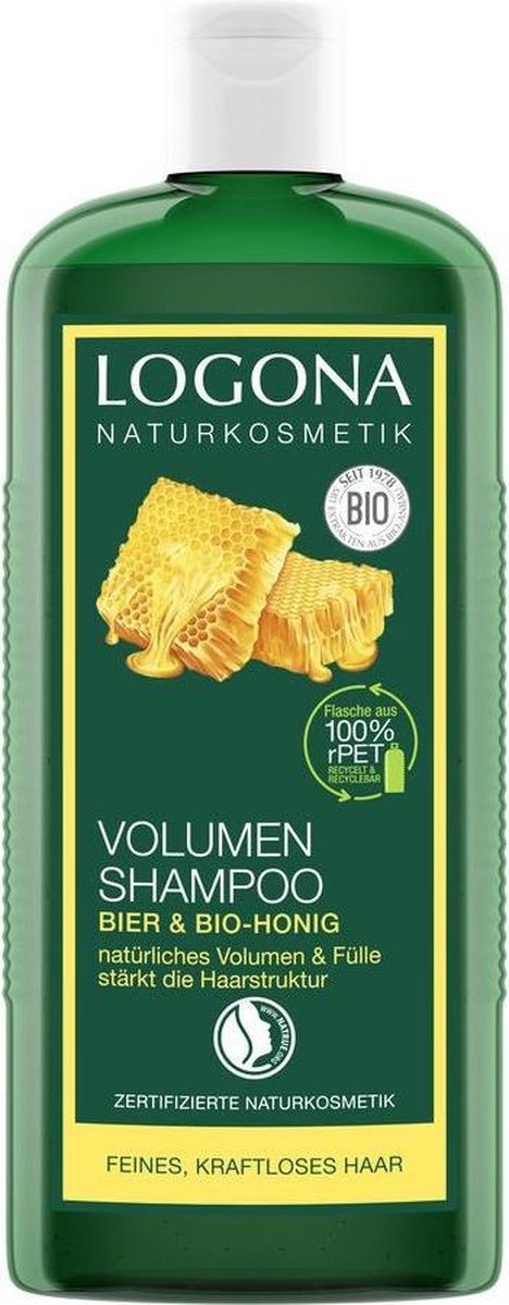 Logona - Volumising shampoo - Beer & organic honey - 250ml