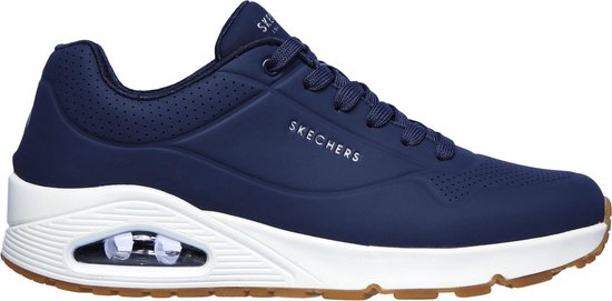 Skechers Uno - Stand On Air Heren Sneakers - Blauw - Maat 47.5