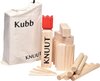 foto van Toyfel XXL Zweeds Kubb Spel Knuut – Werpspel Buitenspel Houten Spel voor Kinderen en Volwassenen – FSC® Beukenhout