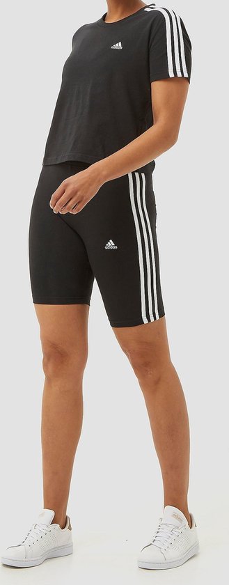 adidas 3 stripe cycling shorts womens