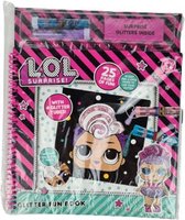 L.O.L Surprise glitter fun book - Multicolor / Blauw - Knutselboek - 25 x 29 cm