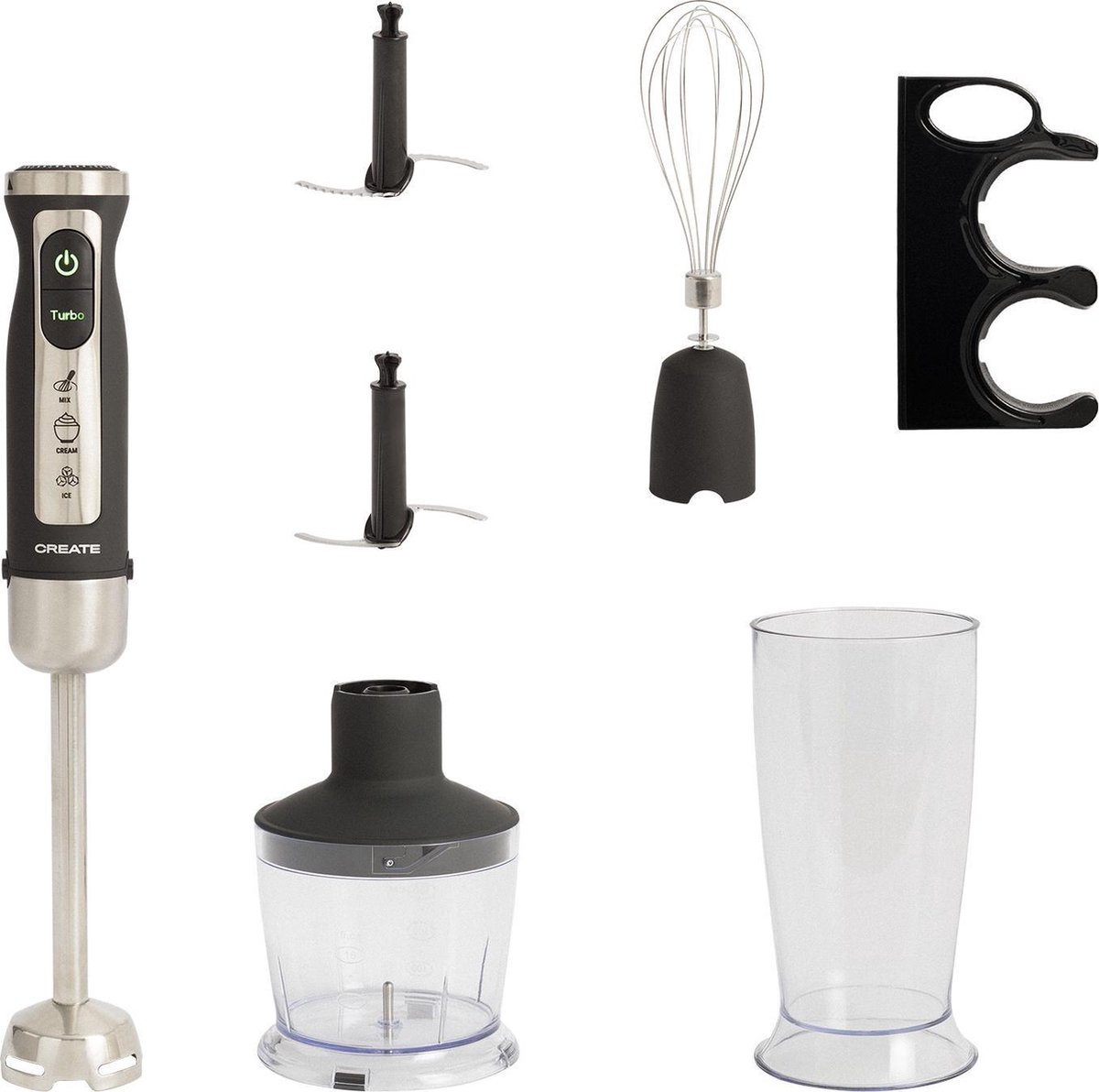CREATE FULLMIX PROTOOL Staafmixer met Accessoires DC 1500 W - Toebehoren 6