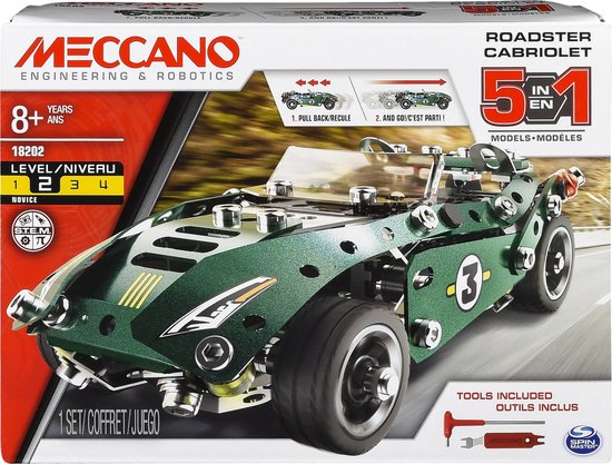 Foto: Meccano 5 model set roadster