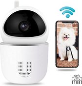 STOBE huisdiercamera - hondencamera met app - beveiligingscamera - cloud & SD opslag