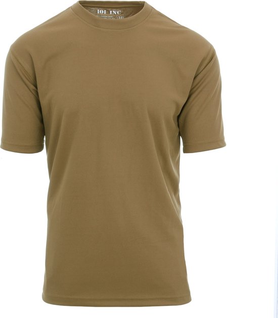 101 INC - Tactical t-shirt Quick Dry (kleur: Coyote / maat: XXL)