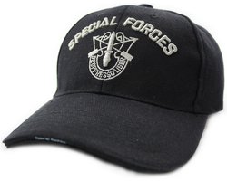 Fostex Garments - Baseball cap Special Forces (kleur: Zwart / maat: NVT)