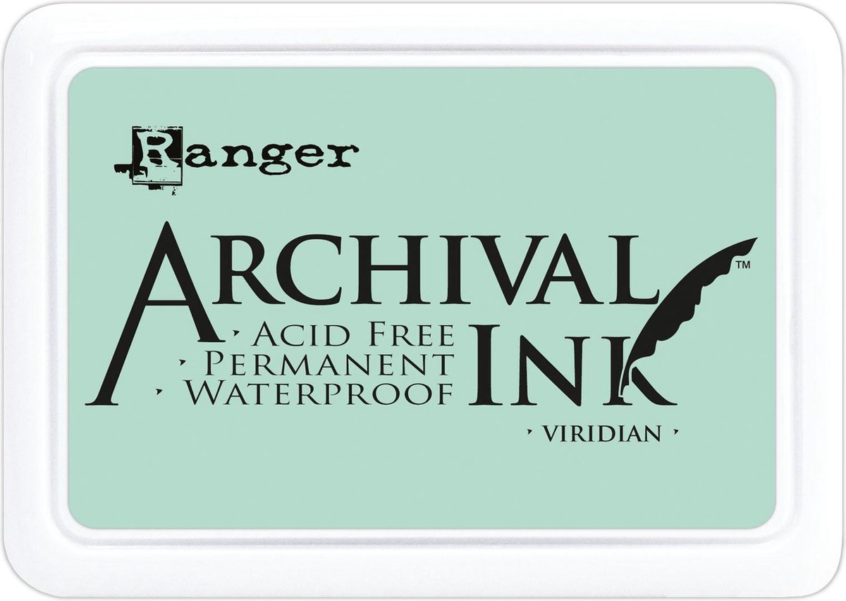 Ranger Archival Ink pad - viridian