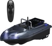 BrightWise® Voerboot Dubbele Fluistermotor - Voerboot karper - Baitboat - Karpervissen - Visspullen -  Vissersboot - Vis accessoires - 2,5 Kg Draagvermogen - Grijs