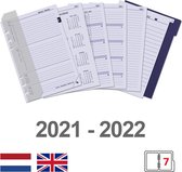 Kalpa 6307-24-25 A5 6 Ring Agenda Organizer Vulling NL EN 2024 2025