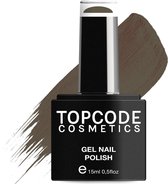 Gellak van TOPCODE Cosmetics - Dark Olive - TCGR17 - 15 ml - Gel nagellak