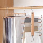 5 in 1 Magic Kledinghanger -Kledingkast Organizer - Antislip Klerenhanger - Ruimtebesparende Broekhanger