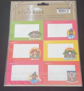 Schooletiketten , 18 etiketten, School, Etiketten, Zelfklevend, Story Book