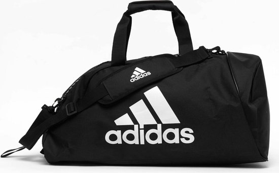 Sac de sport adidas avec bandoulière - noir / blanc - taille M | bol.com