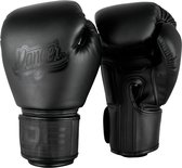 Gants de boxe en cuir Danger Super Max 2.0 | noir - Couleur du produit : Zwart / Taille du produit : 16OZ
