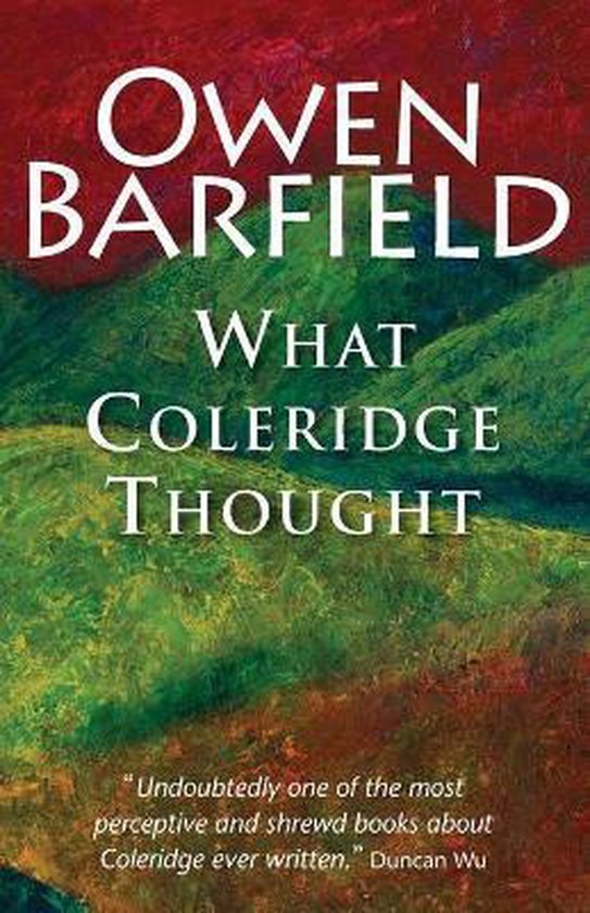 What Coleridge Thought - cover