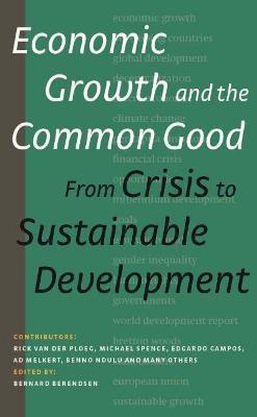 9789460221026 - Economic Growth & the Common Good