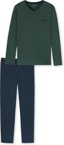 Schiesser – Fine Interlock – Pyjama – 175639 – Dark Green - 56