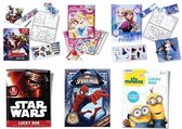 36x speelgoed items - 6x Disney verrassingszakken in elke zak 6 speelgoed items  - spiderman - star wars - frozen - prinses -  Viros