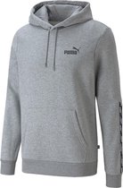 Puma Power Tape Fleece Trui - Mannen - Grijs - Zwart