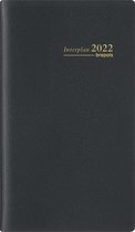 Brepols Agenda 2022 - Interplan NL - GENOVA PVC cover - uitneembaar ABC - 9 x 16 cm - spiraal - zwart