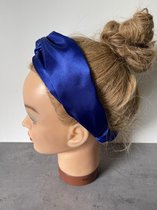 TheHandmadeMusthaves Haarband - Satijn hoofdband - Blauw