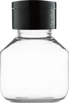 Lege Plastic Flessen 50 ml PET transparant - met zwarte klepdop - set van 10 stuk - Navulbaar - Leeg