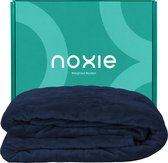 Noxie Premium Hoes voor Verzwaringsdeken - Weighted Blanket Minky Duvet Cover - 150x200cm - Blauw