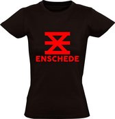 Enschede Dames t-shirt | fc twente | Zwart