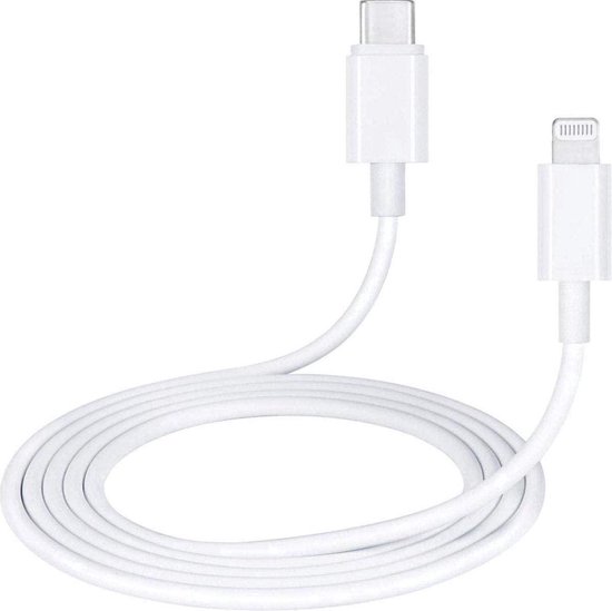 USB-C Adapter Snellader + 1 meter kabel - Geschikt voor Apple iPhone - 13 / 12 - Apple iPad - USB-C Apple Lightning |Snellader iPhone 13 / 12 / 11 / X / iPad / 13 / 12 Pro Max / iPhone 13 / 12 pro / iphone 13 / 12 mini - Merkloos