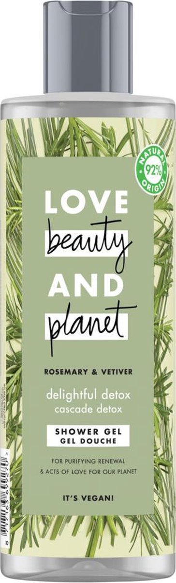 Love Beauty and Planet Showergel Rosemary & Vetiver - 6 x 400 ml